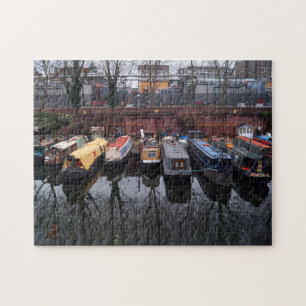 Aangelegde smalbootreflectie Little Venice Londen Legpuzzel