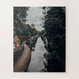 Aangelegde smalboten Little Venice Londen VK Legpuzzel