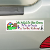 Aangelegenheden van de rapporteurs bumpersticker (Op auto)