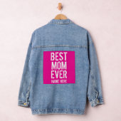 AANGEMAAKT BESTE MOEDER Ooit MOEDERDAG CADO Denim Jacket (Hangar)