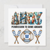 AANGEMEERD TOEGANG TOT HET SCHIP VERLEEND KAART (Voorkant)