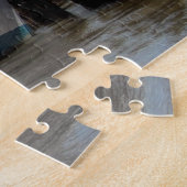 Aangemeerde garnalenboten legpuzzel (Zijkant)