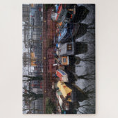 Aangemeerde smalbootreflectie Little Venice Londen Legpuzzel (Verticaal)