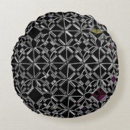 Aangemeld bij de Crossroad Round Cushion Rond Kussen