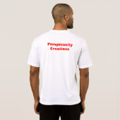 Aangemoedigd! Geïnspireerd!! Progressief!!! - Op m T-shirt (Achterkant volledig)