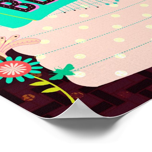 Aangenaam afdrukken poster (Hoek)