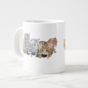 Aangenaam Cute Kittens Grote Koffiekop