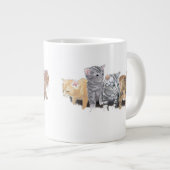 Aangenaam Cute Kittens Grote Koffiekop (Voorkant rechts)