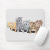 Aangenaam Cute Kittens Muismat (Met muis)