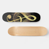 Aangenaam deuntje - Goud Persoonlijk Skateboard (Horizontaal)