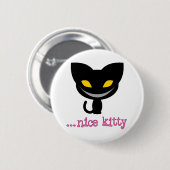 Aangenaam Kat - knop Ronde Button 5,7 Cm (Voorkant /achterkant)
