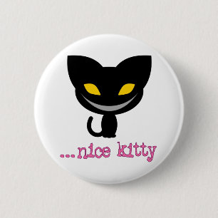 Aangenaam Kat - knop Ronde Button 5,7 Cm
