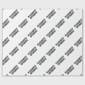 Aangenaam offensief cadeaupapier (Vlak)