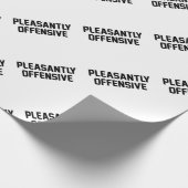 Aangenaam offensief cadeaupapier (Hoek)