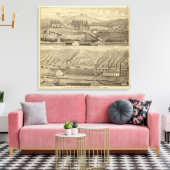 Aangenaam Uitzicht Boerderij Canvas Afdruk (Insitu (Woonkamer))