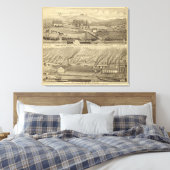 Aangenaam Uitzicht Boerderij Canvas Afdruk (Insitu (Slaapkamer))