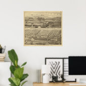 Aangenaam Uitzicht Boerderij Poster (Thuiskantoor)