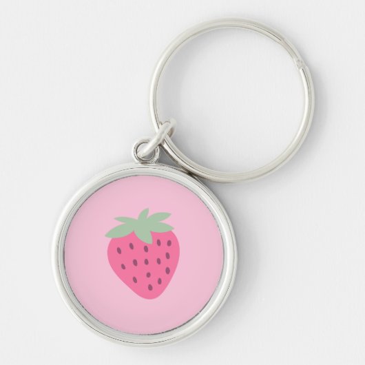 aangename aardbei sleutelhanger (Voorkant)