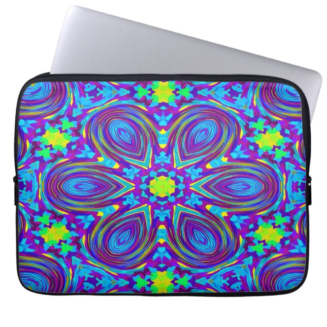 Aangename bloem..... laptop sleeve (Voorkant)