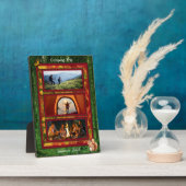 Aangename Camping Herinneringen Foto Keepsake Fotoplaat (Zijkant)