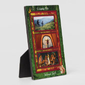 Aangename Camping Herinneringen Foto Keepsake Fotoplaat (Zijkant)