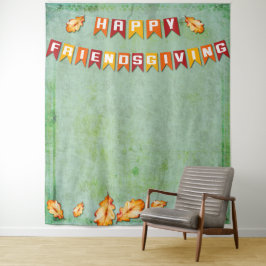 Aangename Friendsgiving Thanksgiving Foto Achtergr Wandkleed