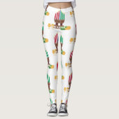 aangename kwanzaa kaarsen leggings (Voorkant)