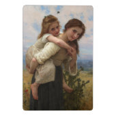 Aangename last William Adolphe Bouguereau Mini Klembord (Achterkant)