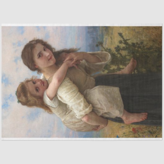 Aangename last William Adolphe Bouguereau Tissuepapier (Voorkant)