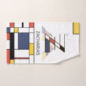Aangename neoplastische kunst monogram. Letter Z Bad Handdoek (Handdoek)