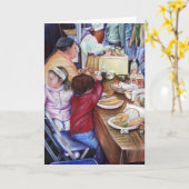 Aangename picknick, Mexico Wenskaart Kaart (Gele Bloem)