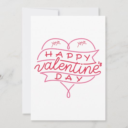 Aangename Valentijnsdag Uitnodiging (Voorkant)