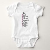 Aangenomen Baby Jersey Bodysuit (Voorkant)