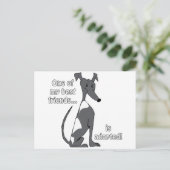 Aangenomen~BlackandWhite Briefkaart (Staand voorkant)