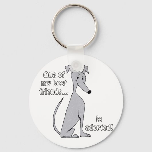 Aangenomen~Blue Sleutelhanger (Voorkant)