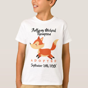 Aangenomen Fox Woodland Adoption - Shirt Aangepast