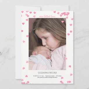 Aangenomen in onze liefhebbende wapenfoto Birth An Aankondiging