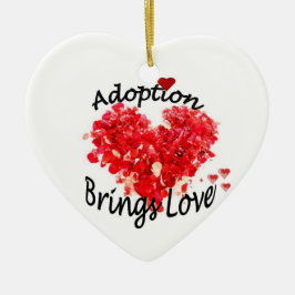 Aangenomen met Love Adoption Ornament