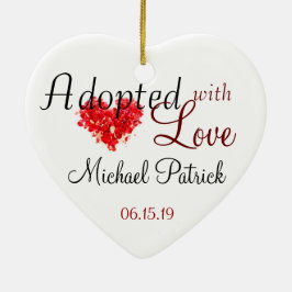 Aangenomen met Love Adoption Ornament
