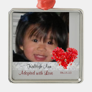 Aangenomen met Love Photo Ornament