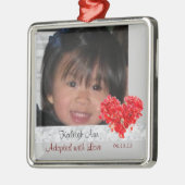 Aangenomen met Love Photo Ornament (Links)