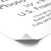 Aangepast 10-inch × 8-inch fotoafdrukken (VS-Lijst Foto Afdruk (Hoek)