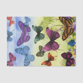Aangepast 10 lb-weefselpapier, witte, BUTTERFLY WE Tissuepapier