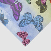 Aangepast 10 lb-weefselpapier, witte, BUTTERFLY WE Tissuepapier (Detail)