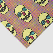 Aangepast 10lb Tissue Paper, witte schedel Tissuepapier (Detail)