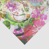 Aangepast 10lb-weefselpapier, muziekbloemen tissuepapier (Detail)