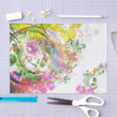 Aangepast 10lb-weefselpapier, muziekbloemen tissuepapier (Craft)