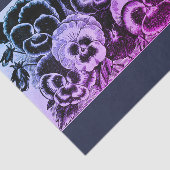 Aangepast 10lb-weefselpapier, PANSIES Tissuepapier (Detail)
