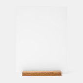 Aangepast 11 "x 14" Acryl Teken, met Houtblok Acryl Bord (Voorkant)