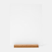 Aangepast 11 "x 14" Acryl Teken, met Houtblok Acryl Bord (Voorkant)